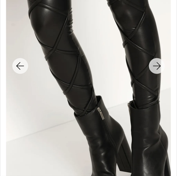 XL BlackMilk Bootlace Wrap High Waisted Leggings - NWT - Picture 3 of 7